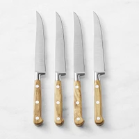32 Dumas Idéal Olivewood Steak Knives, Set of 4