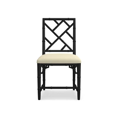 Chippendale Upholstered Bistro Side Chair