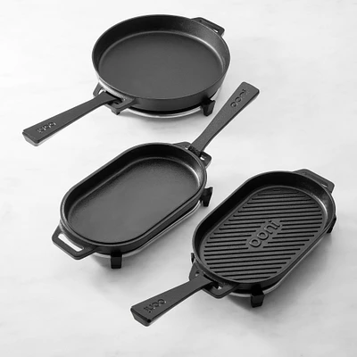 Ooni Cast Iron Skillet, Grizzler & Sizzler Pan Cookware Set