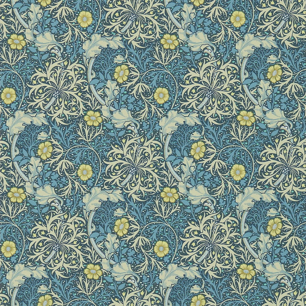 Sanderson x Morris & Co. Seaweed Wallpaper