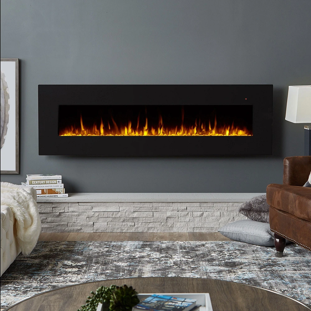 Faroe Wall Hung Electric Fire Place (40"-72")