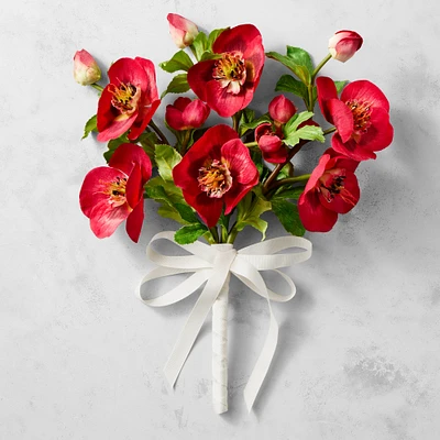 AERIN Red Hellebores Bouquet