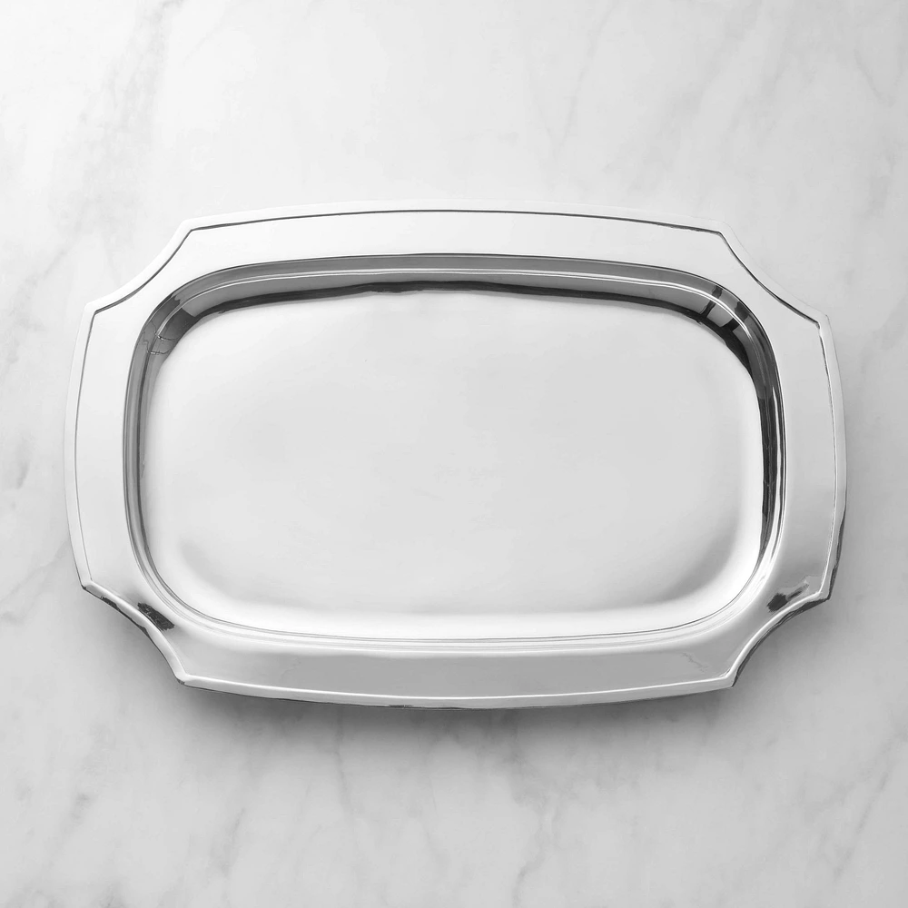 Silver Rectangle Tray