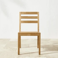 Ojai Outdoor Natural Teak Dining Side Chair