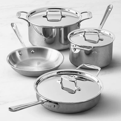 All-Clad D5® Stainless-Steel 7-Piece Cookware Set