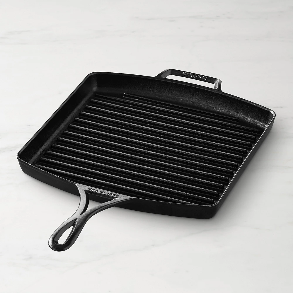 Lodge Blacklock Triple Seasoned Cast Iron Square Grill Pan