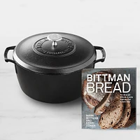 Lodge Blacklock Dutch Oven with Mark Bittman Bread Book