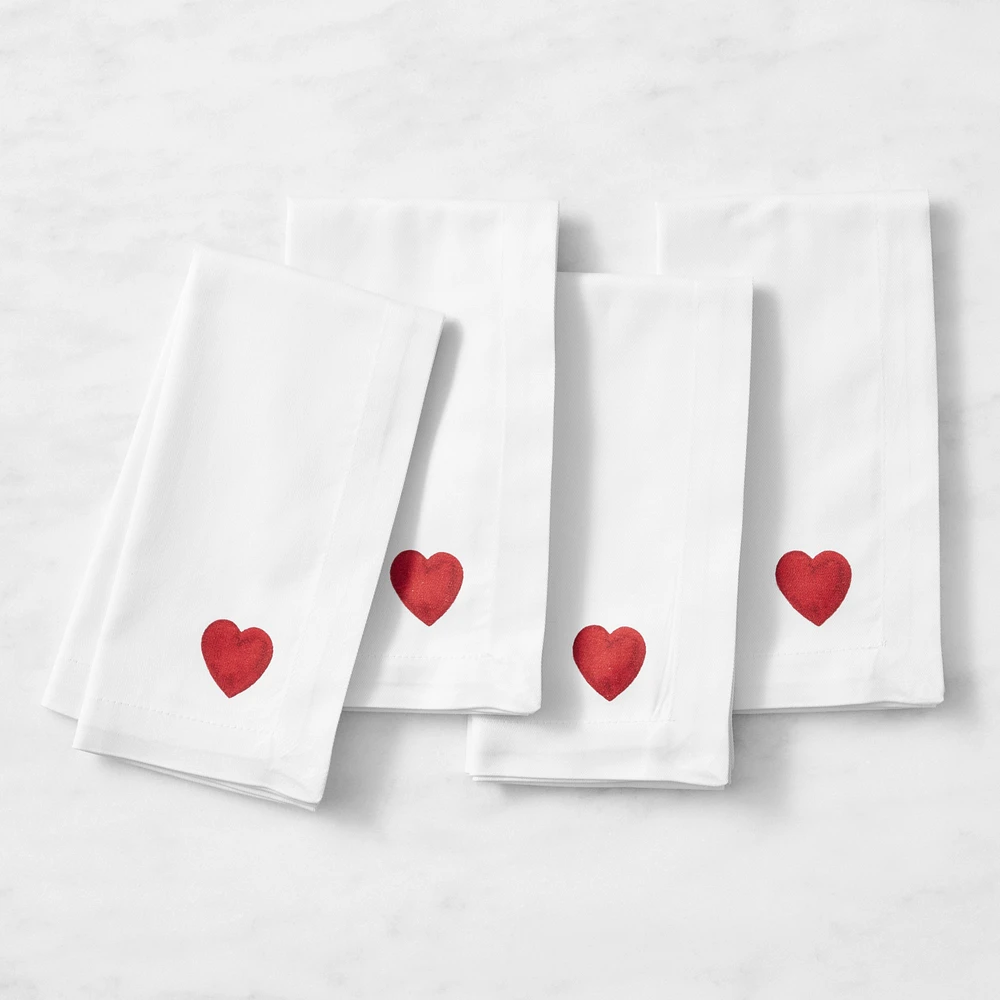 Heart Napkins, Set of 4