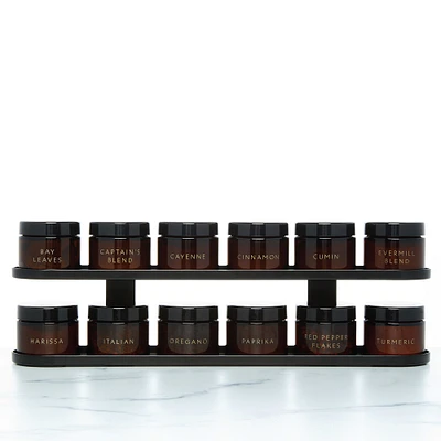 Evermill Core Countertop Spice Rack with Spices