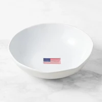 American Flag Serving Bowl