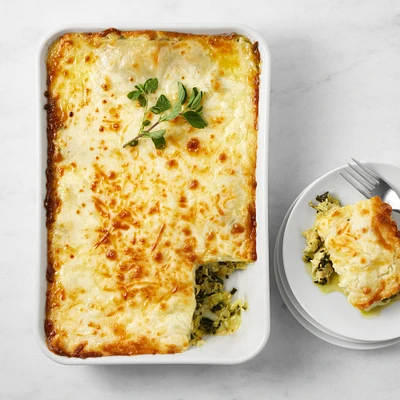 Chicken & Spinach Lasagna, Serves 8