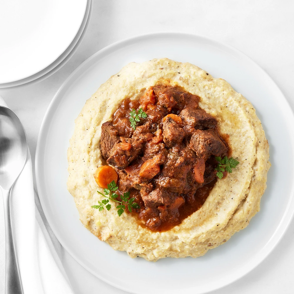 Mediterranean Eggplant Puree & Beef Stew, Serves 8