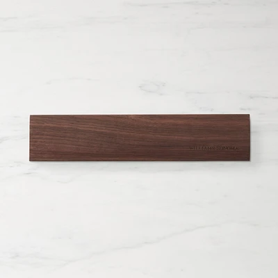 Williams Sonoma Walnut Wooden Magnetic Knife Rack