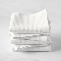 Williams Sonoma Super Absorbent Waffle Weave Multi-Pack Towels, Set of 4