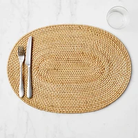Light Woven Oval Placemat