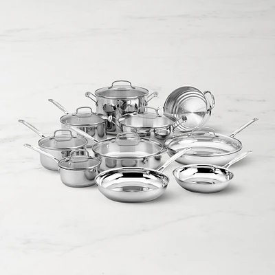 Cuisinart Chef's Classic Stainless-Steel 17-Piece Cookware Set