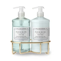 Williams Sonoma Fleur De Sel Hand Soap & Lotion 3-Piece Set