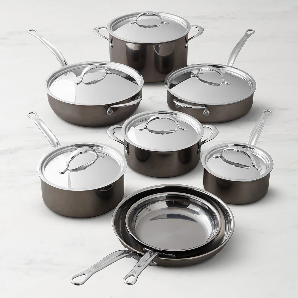 Hestan NanoBond® Titanium Stainless-Steel -Piece Cookware Set