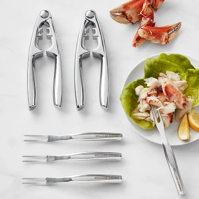 Williams Sonoma Seafood Set, 2 Crackers & 4 Forks