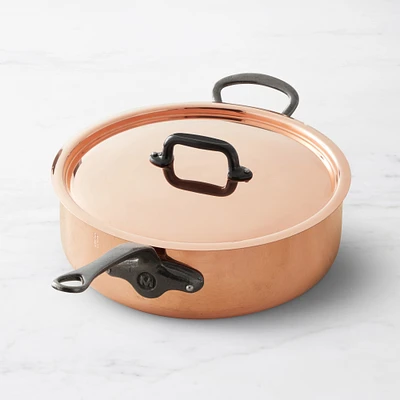 Mauviel Copper M'200 CI Saute Pan, 6-Qt.