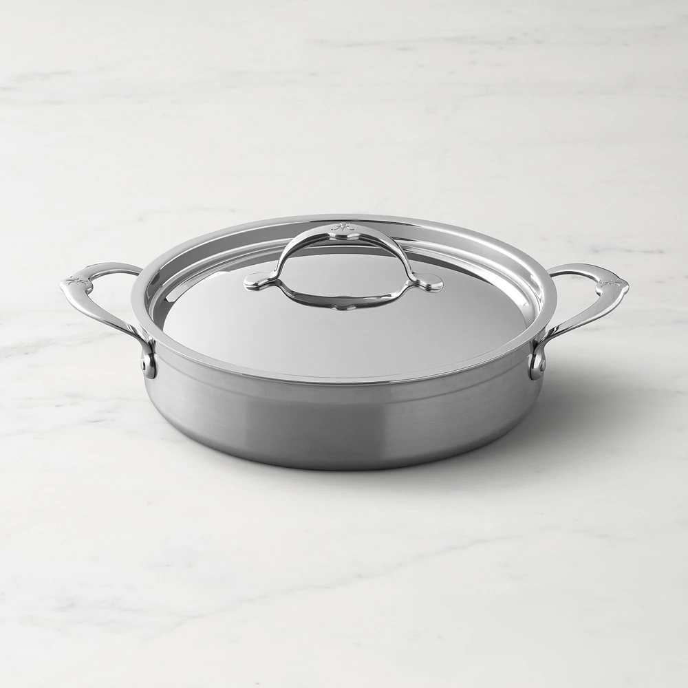 Hestan ProBond Professional Clad Stainless-Steel Sauteuse, 3 1/2-Qt.