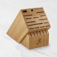 Shun Bamboo 22-Slot Knife Block Set