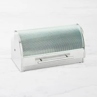 Stainless Steel and Glass Bread Box