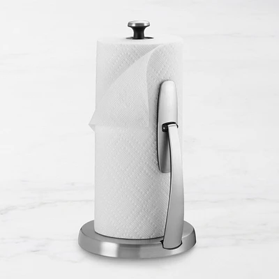 OXO Paper Towel Holder, Brushed Stainless-Steel