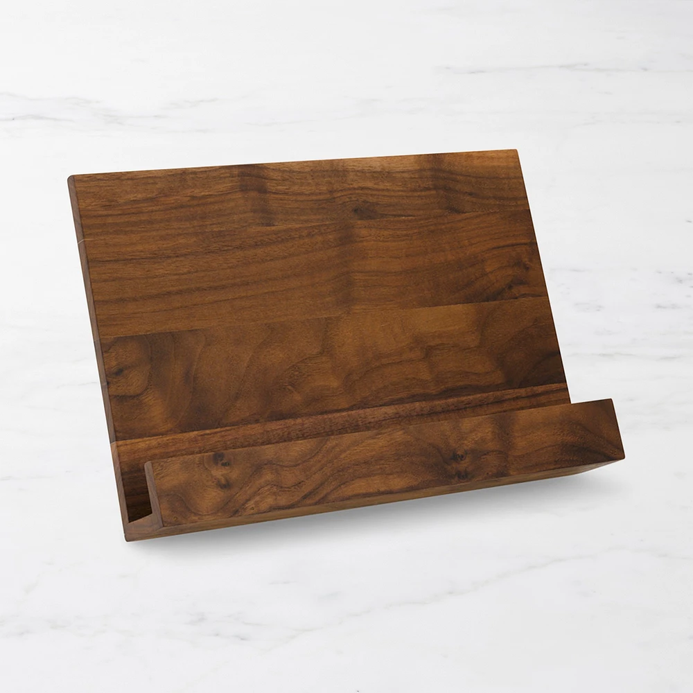 Williams Sonoma Walnut Cookbook Stand