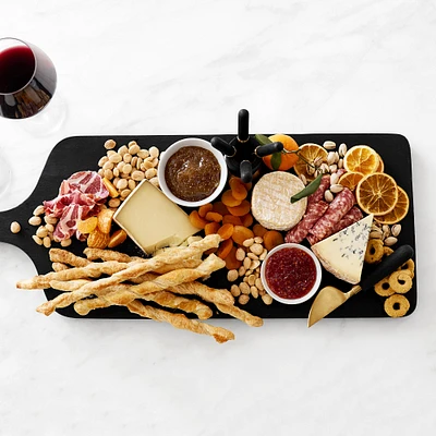 Black Wood Rectangular Cheese Boards