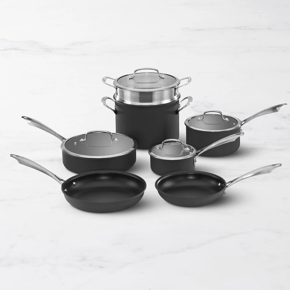 Cuisinart Dishwasher Safe Hard Anodized Nonstick 11-Piece Cookware Set