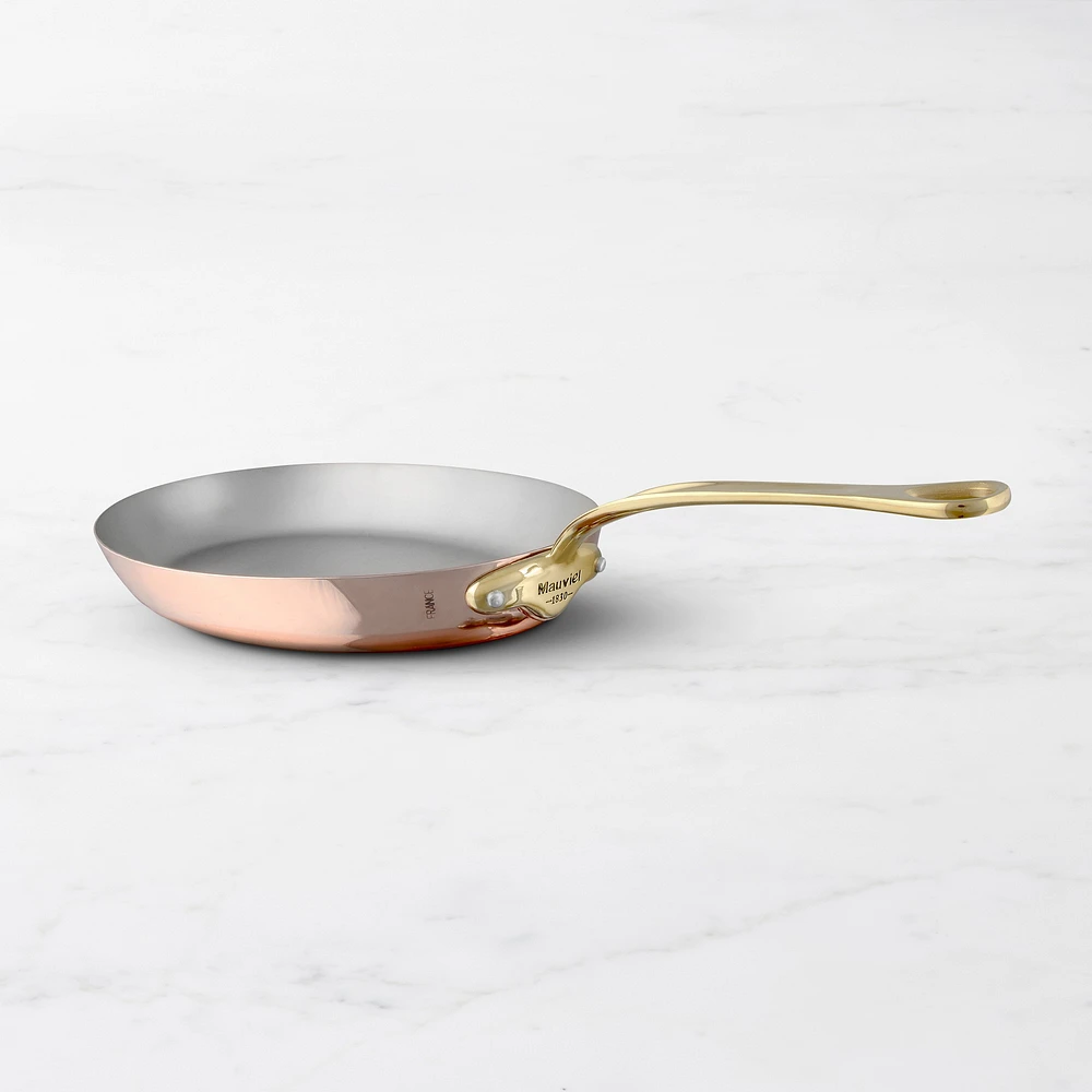 Mauviel Copper M'150 B Oval Fry Pan, 12"