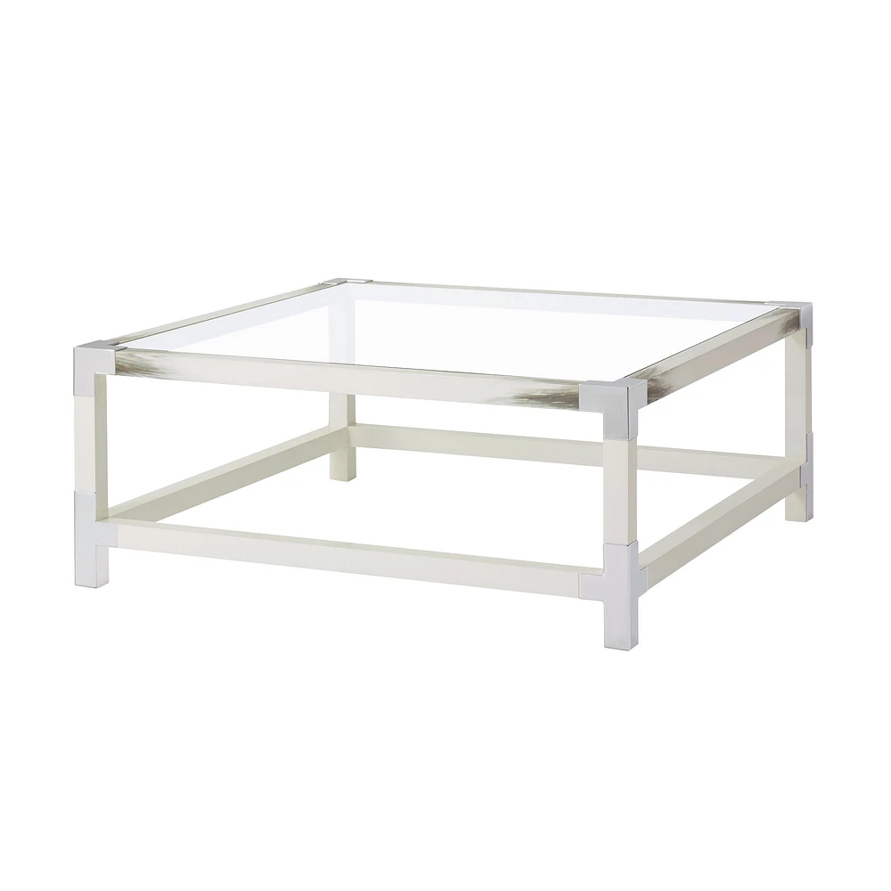 Theodore Alexander Cutting Edge Square Coffee Table (44")