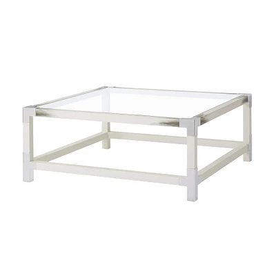 Theodore Alexander Cutting Edge Square Coffee Table (44")