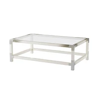 Theodore Alexander Cutting Edge Rectangular Coffee Table (54")