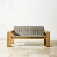 Larnaca Outdoor Teak x All-Weather Weave Sofa