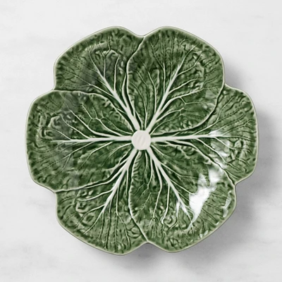 Bordallo Pinheiro Cabbage Dinner Plates, Set of 4