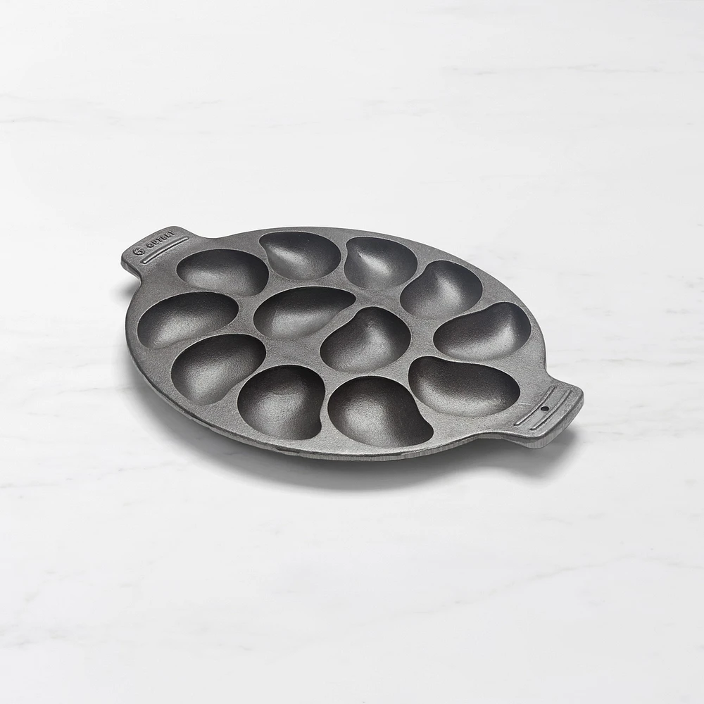 Pre-Seasoned Cast Iron Oyster Grill Pan