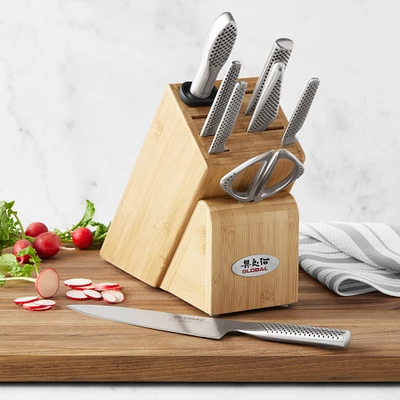 Global Classic Takashi Knife Block, Set of 9