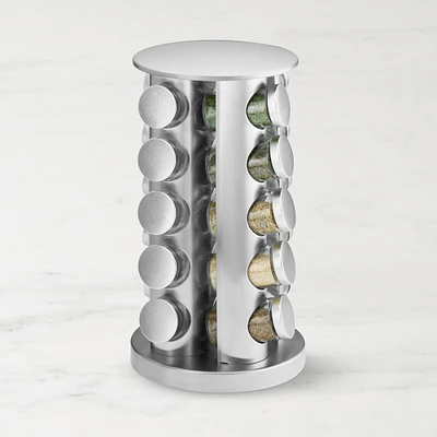 Brushed Stainless-Steel Spice Rack