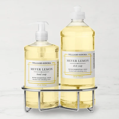 Williams Sonoma Meyer Lemon Hand Soap & Dish 3-Piece Kitchen Set