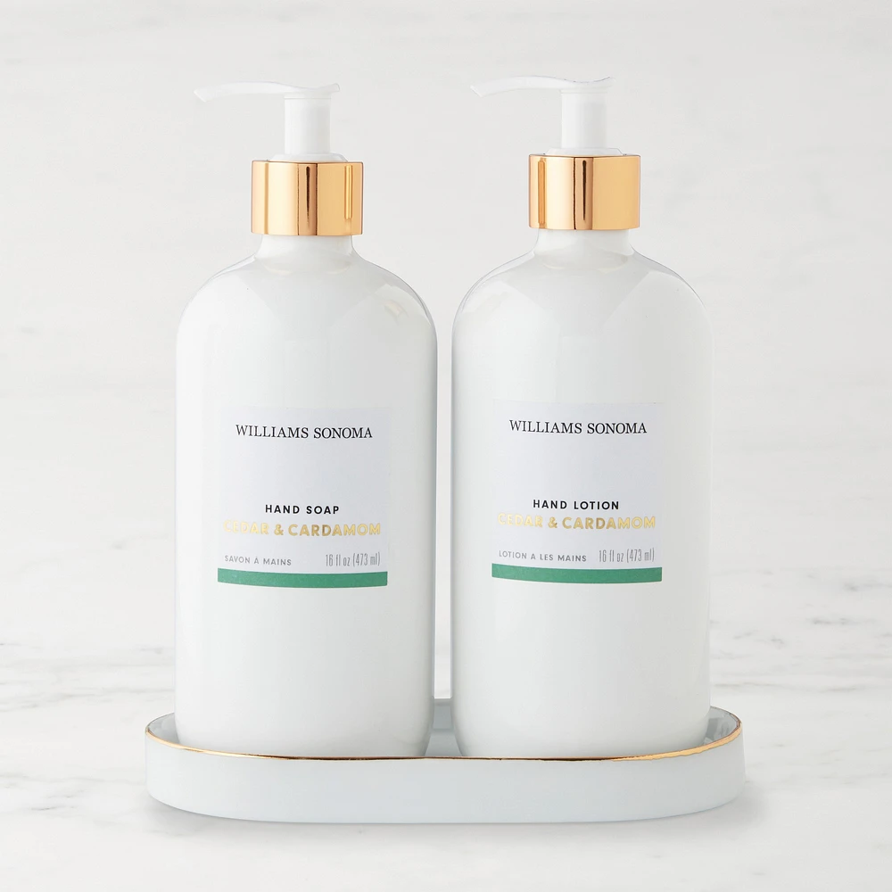 Home Fragrance 3-Piece Hand Soap & Lotion Set, Cedar Cardamom