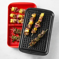 Williams Sonoma 2-Piece Dual Grill Marinade & Prep Tray Set