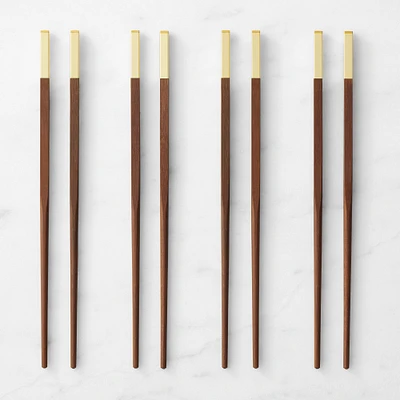 Williams Sonoma Red Sandalwood Chopsticks, Set of 4