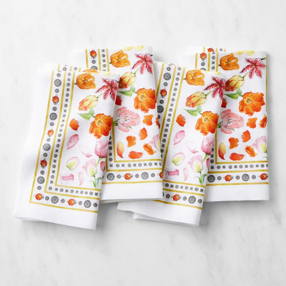 Tulipano Ladybug Napkins, Set of 4