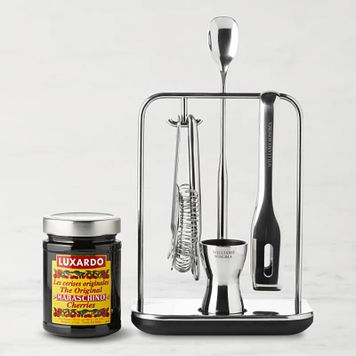 Luxardo Maraschino Cherries with Williams Sonoma Encore Bar Tools Set