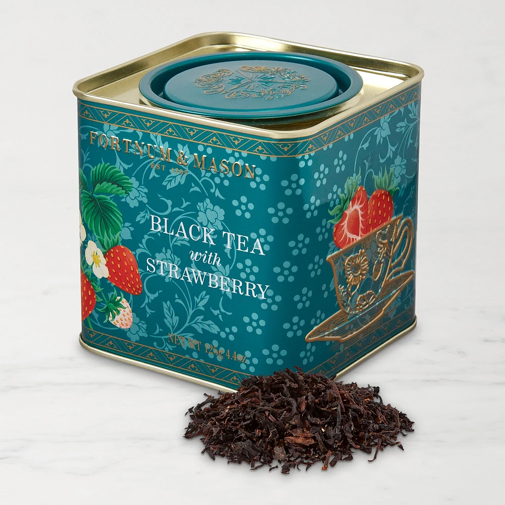 Fortnum & Mason Black Tea with Strawberry Loose Leaf Tin
