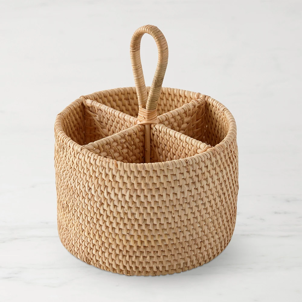 Light Woven Utensil Caddy