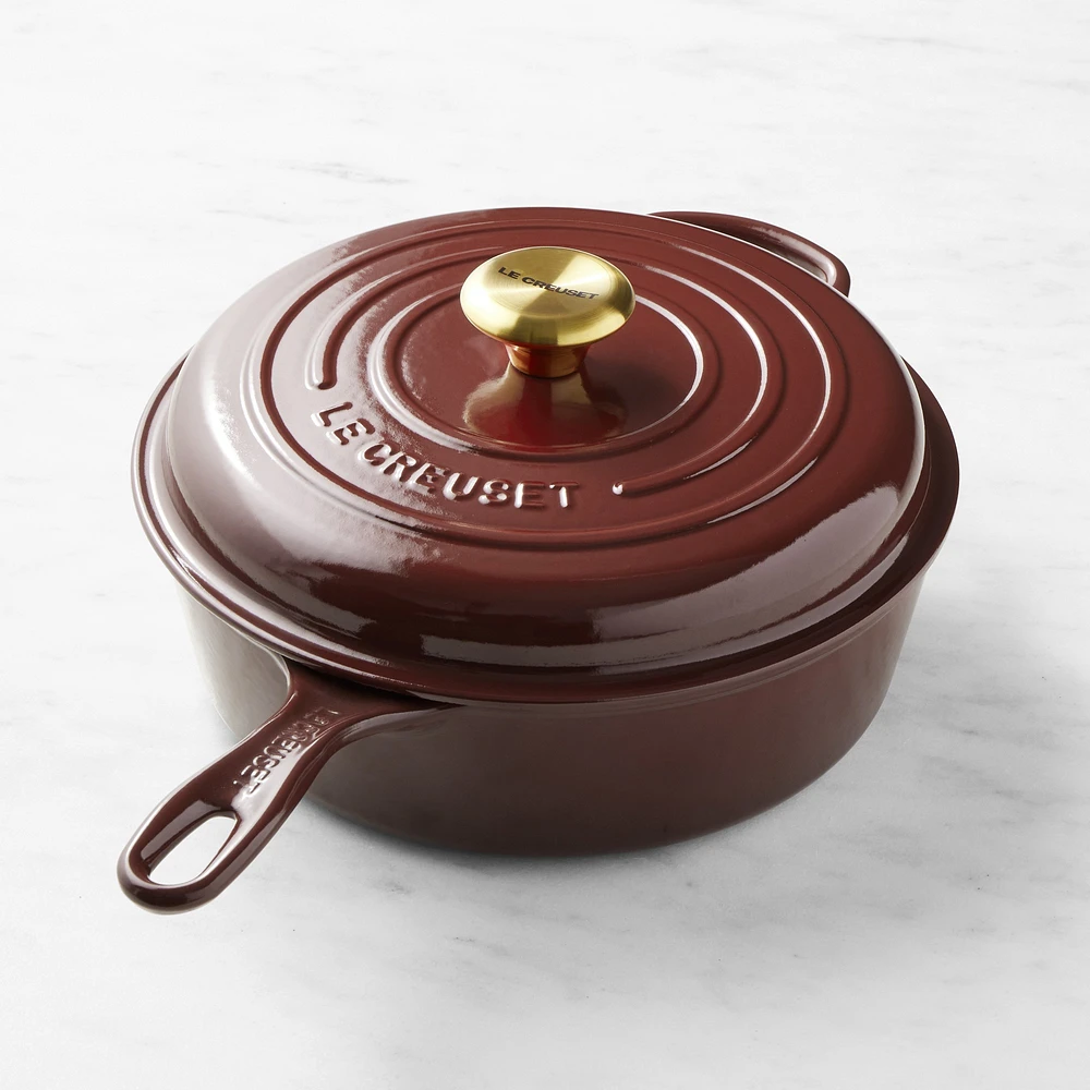 Le Creuset Enameled Cast Iron Cassadou Sauté Pan, 3 3/4-Qt.