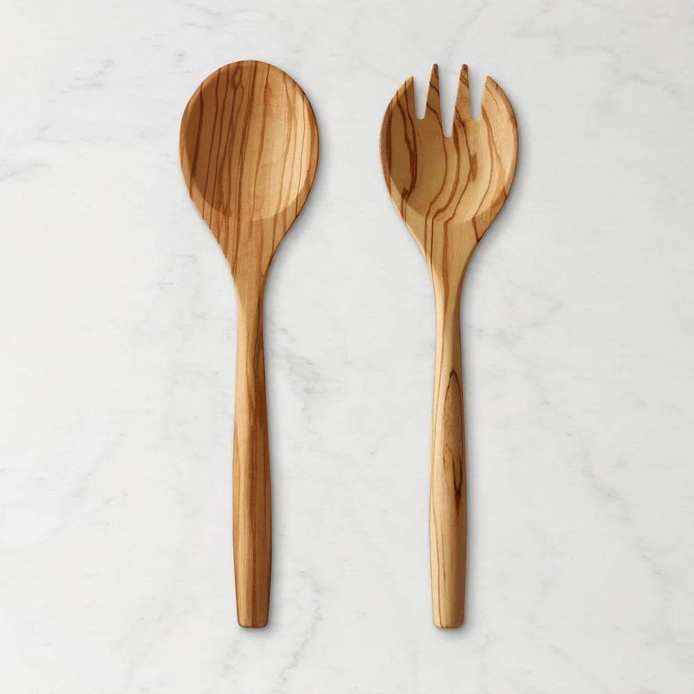 Olivewood Salad Servers